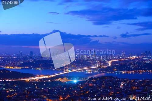 Image of Istanbul Turkey Bosporus Bridge