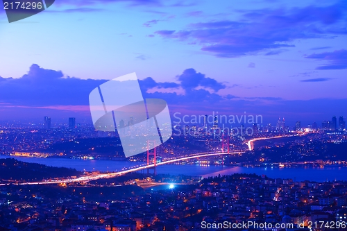 Image of Istanbul Turkey Bosporus Bridge