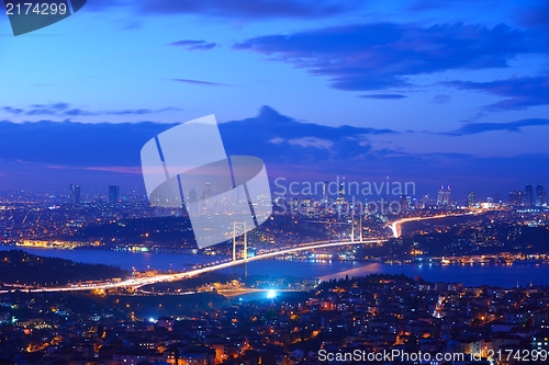 Image of Istanbul Turkey Bosporus Bridge