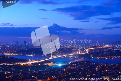 Image of Istanbul Turkey Bosporus Bridge