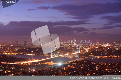 Image of Istanbul Turkey Bosporus Bridge