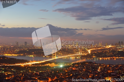 Image of Istanbul Turkey Bosporus Bridge