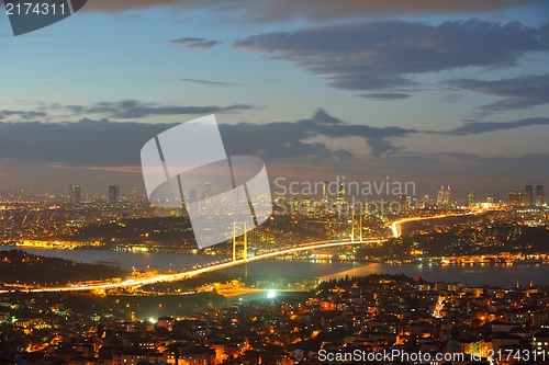 Image of Istanbul Turkey Bosporus Bridge