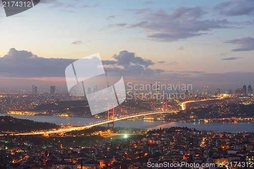 Image of Istanbul Turkey Bosporus Bridge