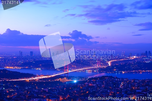 Image of Istanbul Turkey Bosporus Bridge