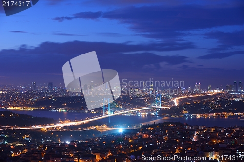 Image of Istanbul Turkey Bosporus Bridge