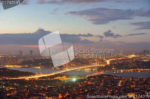 Image of Istanbul Turkey Bosporus Bridge