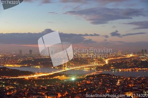 Image of Istanbul Turkey Bosporus Bridge