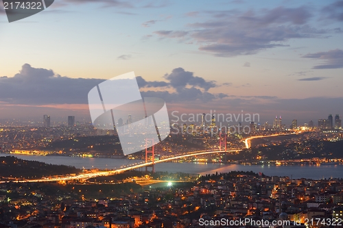 Image of Istanbul Turkey Bosporus Bridge