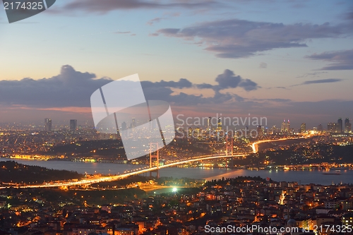 Image of Istanbul Turkey Bosporus Bridge