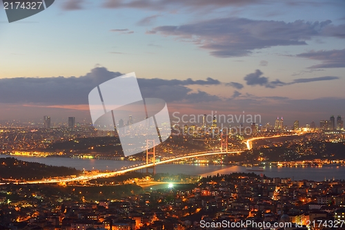 Image of Istanbul Turkey Bosporus Bridge