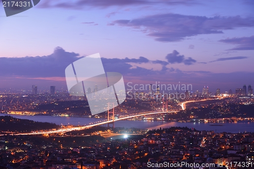 Image of Istanbul Turkey Bosporus Bridge