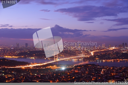 Image of Istanbul Turkey Bosporus Bridge