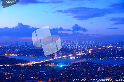 Image of Istanbul Turkey Bosporus Bridge