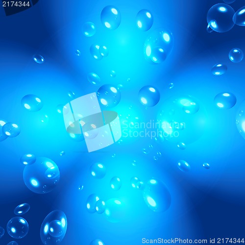 Image of Abstract bubbles background