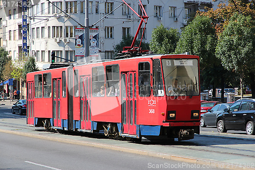 Image of Belgrade tram