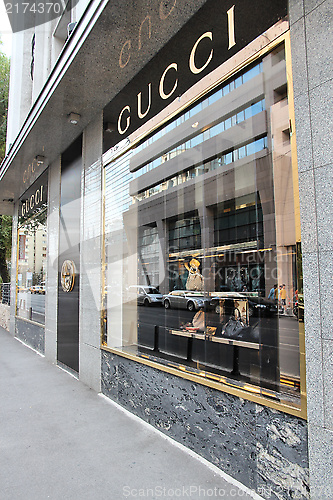 Image of Gucci fashion store