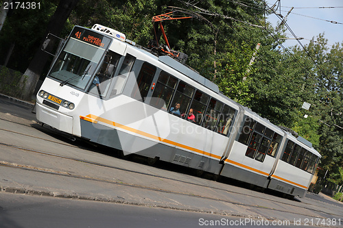 Image of Bucharest tram