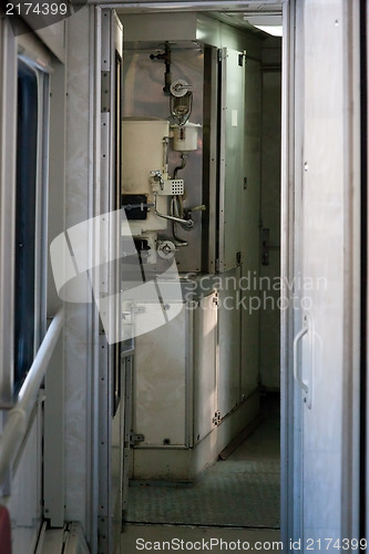 Image of Water heater in the passenger train