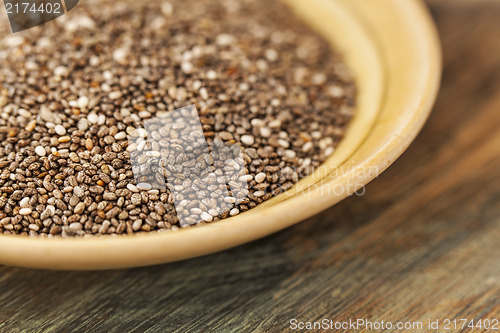 Image of chia seeds close-up