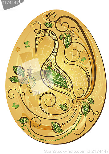 Image of Gold Easter`s egg