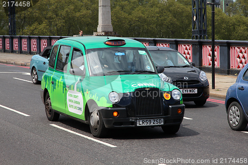 Image of London taxi cab