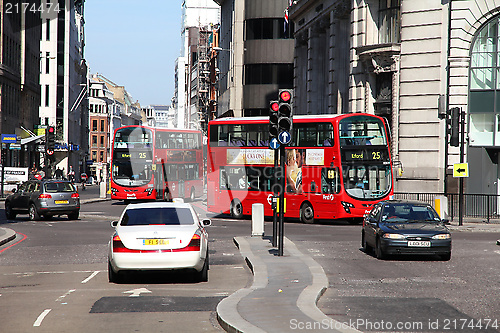 Image of London buses