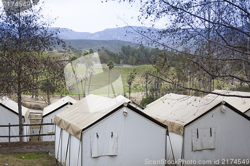 Image of Safari Tents Overlooking the Plains