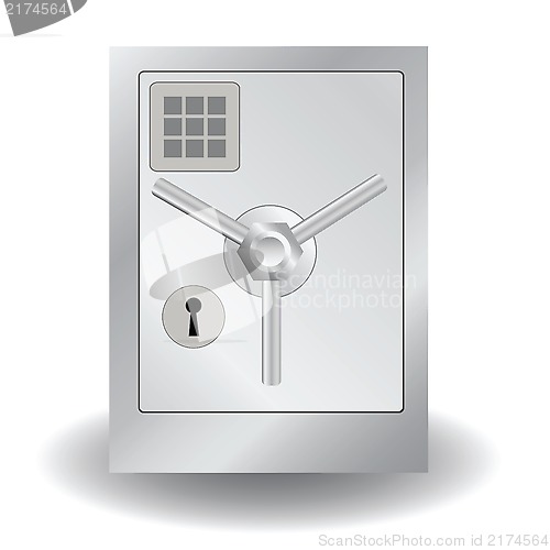 Image of metal safe