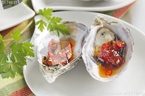 Image of Sweet Chilli Oysters