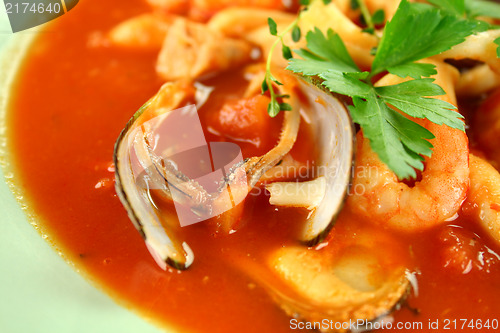 Image of Mediterranean Seafood Soup