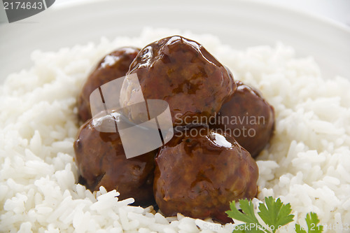 Image of Meat Balls In Hoisin Sauce