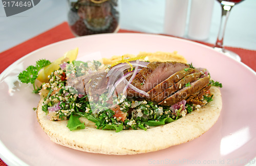 Image of Middle Eastern Lamb Pita Bread