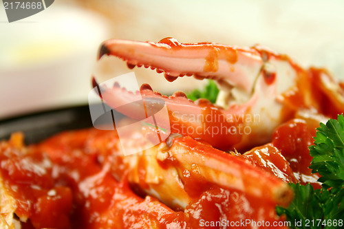 Image of Crab In Tomato Sauce