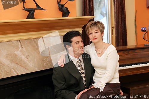 Image of Couple at home