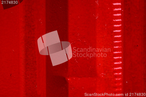 Image of red  iron metal sheet 