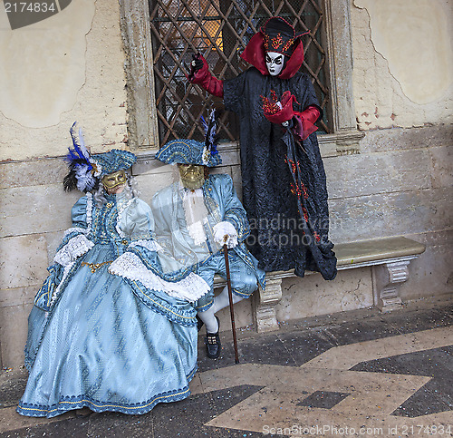 Image of Venetian Costumes Scene