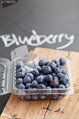 Image of Fresh blueberries