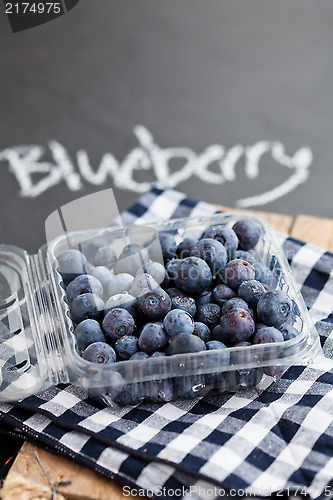 Image of Fresh blueberries