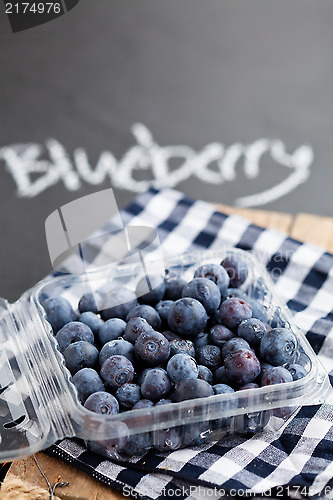 Image of Fresh blueberries