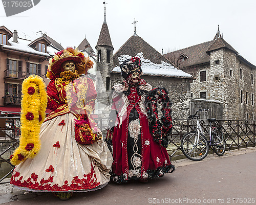 Image of Disguised Persons in Annecy