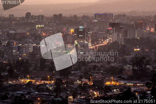 Image of Aerial view of Addis Ababa