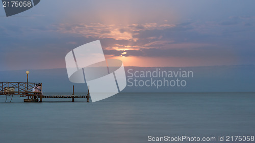 Image of A couple on a deck
