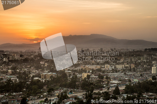 Image of Aerial view of Addis Ababa