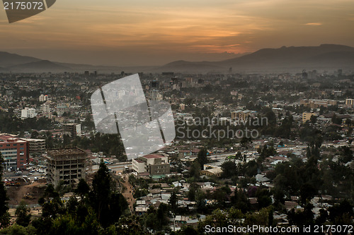 Image of Aerial view of Addis Ababa