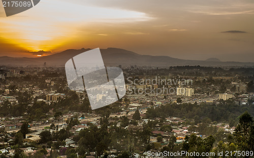 Image of Aerial view of Addis Ababa