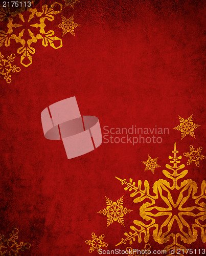 Image of Red Christmas Background