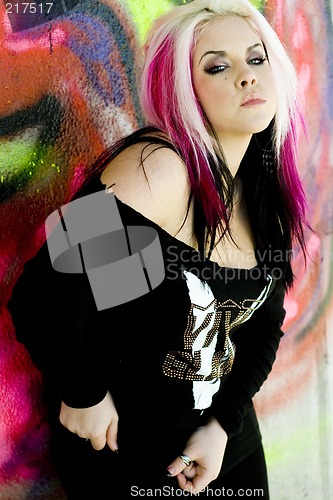 Image of Punk Gothic Fashion Model