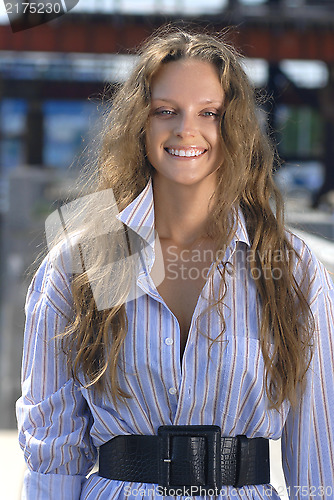 Image of happy collegian