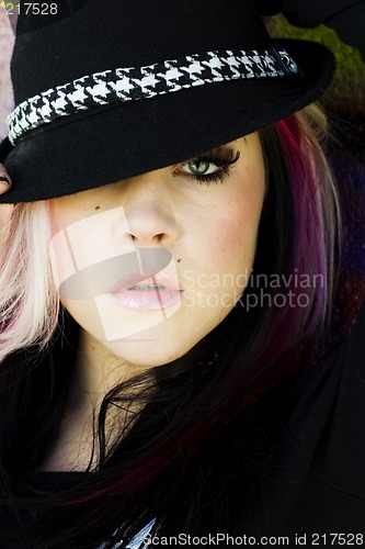 Image of Punk Gothic Fashion Model